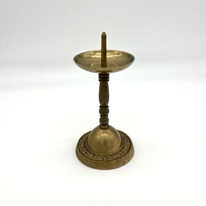 Vintage Brass Candlestick Holder Small Tabletop Candle Holder Home‎ Decor